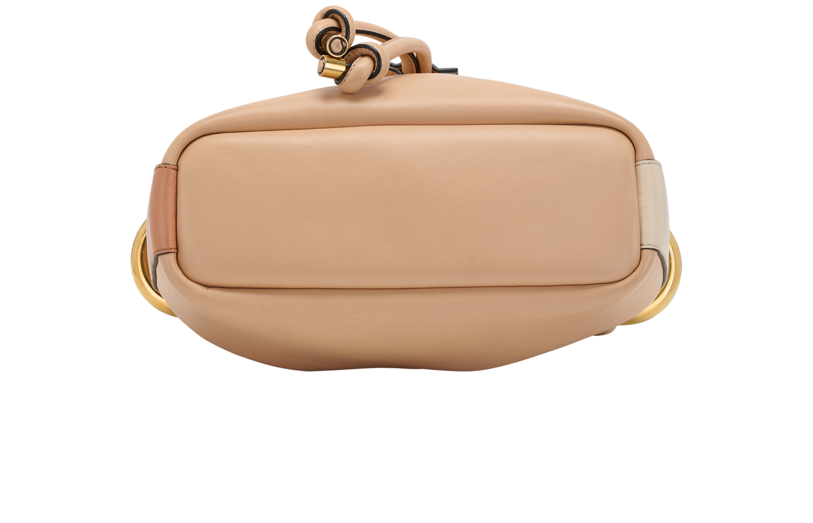 Emma Bucket Bag, &pound;450, Handbags, Beige, Leather, Top view